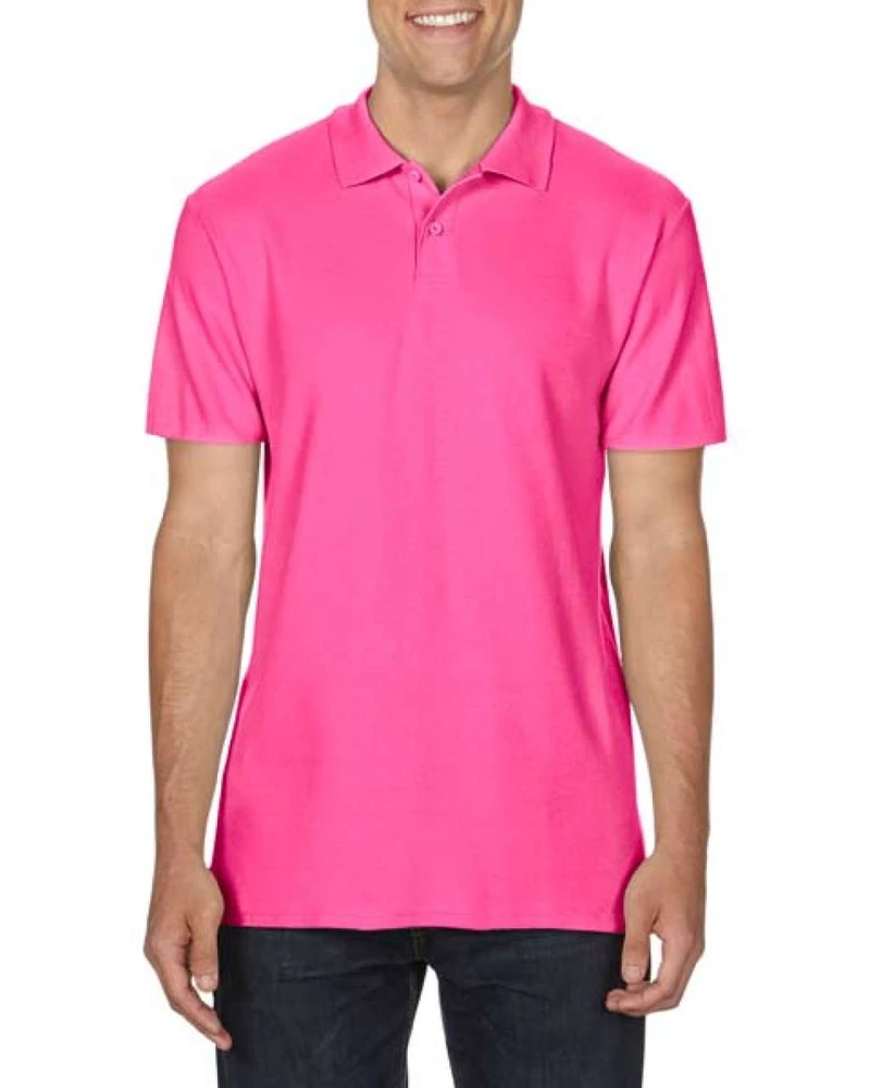 Tricou polo bărbați Gildan Softstyle Double Piqué GI64800 · 170 g/m², bumbac