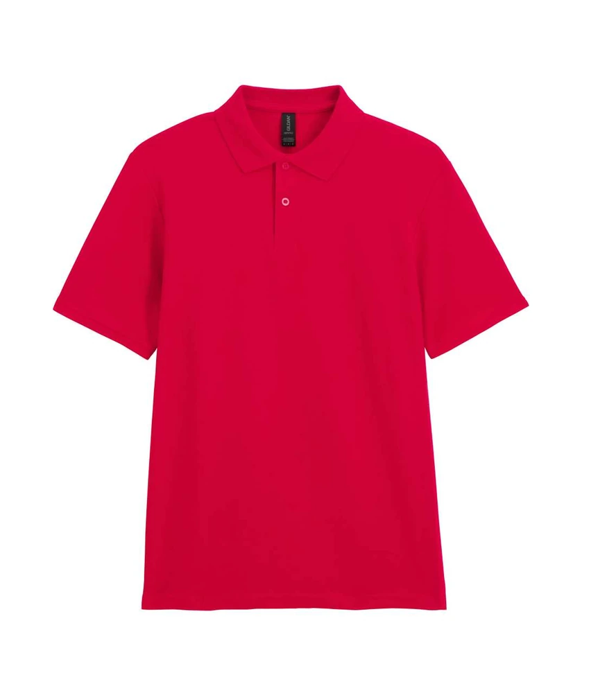 Tricou polo bărbați Gildan Softstyle Double Piqué GI64800 · 170 g/m², bumbac