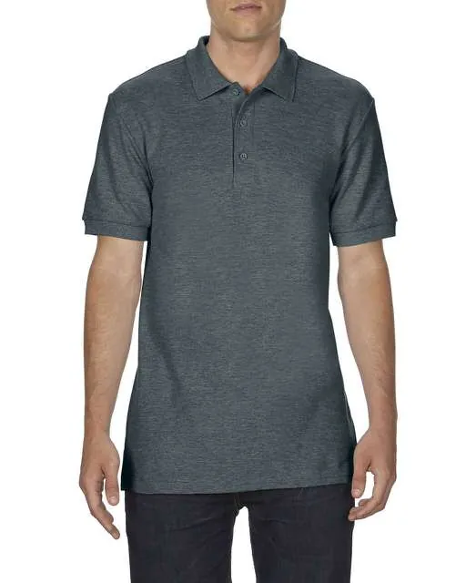 Tricou polo Gildan Premium Cotton Double Piqué GI85800 · 223 g/m², bumbac