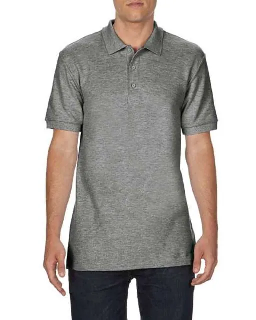 Tricou polo Gildan Premium Cotton Double Piqué GI85800 · 223 g/m², bumbac