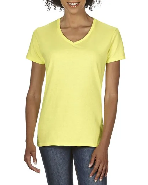 Tricou damă Gildan Premium Cotton GIL4100V · 185 g/m², bumbac