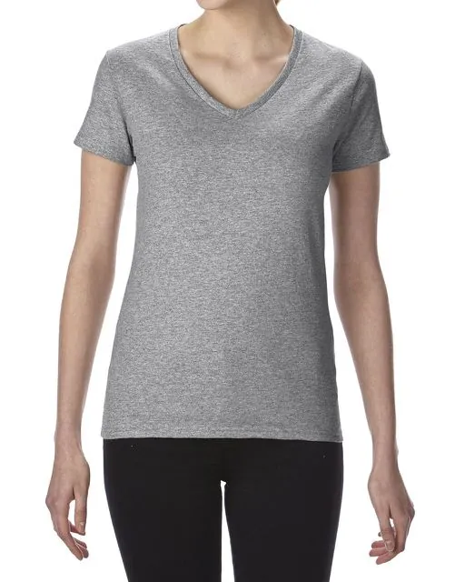 Tricou damă Gildan Premium Cotton GIL4100V · 185 g/m², bumbac