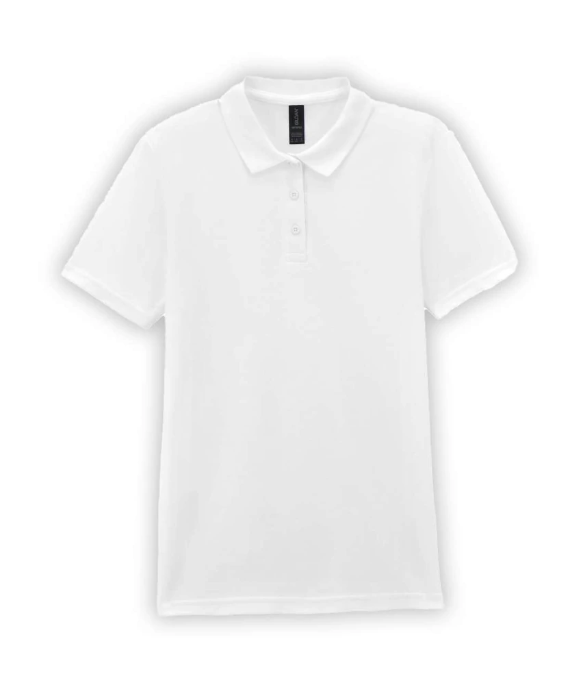 Softstyle™ polo dama double piqué cu 3 nasturi asortati culoare • 170 g/m², 100% Bumbac, Gildan