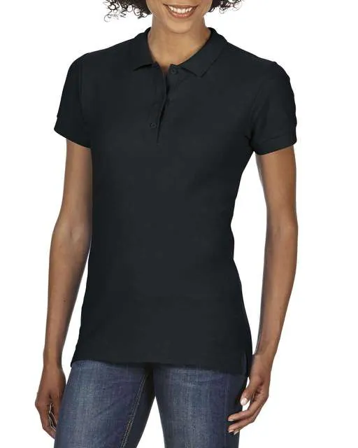 Tricou polo damă Gildan Premium Cotton Double Piqué GIL85800 · 223 g/m², bumbac