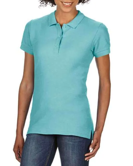 Tricou polo damă Gildan Premium Cotton Double Piqué GIL85800 · 223 g/m², bumbac