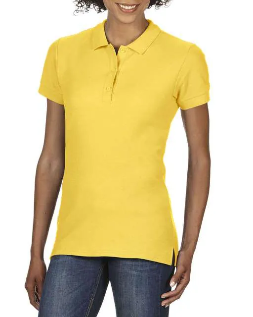 Tricou polo damă Gildan Premium Cotton Double Piqué GIL85800 · 223 g/m², bumbac