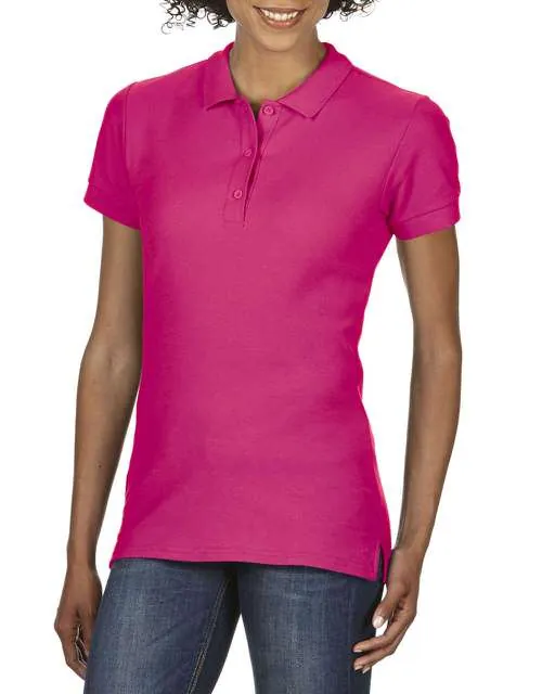 Tricou polo damă Gildan Premium Cotton Double Piqué GIL85800 · 223 g/m², bumbac