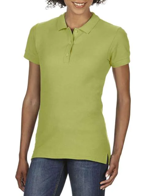Tricou polo damă Gildan Premium Cotton Double Piqué GIL85800 · 223 g/m², bumbac