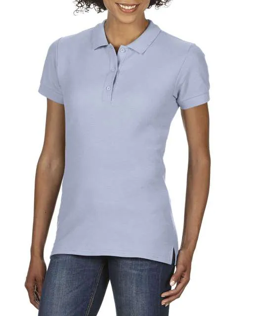 Tricou polo damă Gildan Premium Cotton Double Piqué GIL85800 · 223 g/m², bumbac