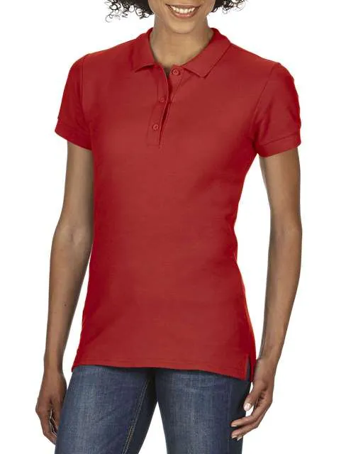 Tricou polo damă Gildan Premium Cotton Double Piqué GIL85800 · 223 g/m², bumbac