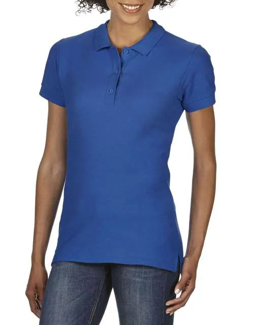 Tricou polo damă Gildan Premium Cotton Double Piqué GIL85800 · 223 g/m², bumbac
