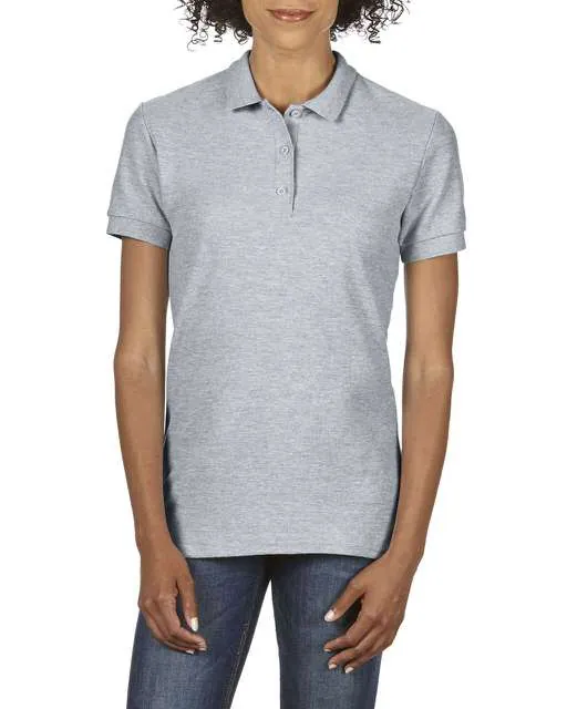 Tricou polo damă Gildan Premium Cotton Double Piqué GIL85800 · 223 g/m², bumbac