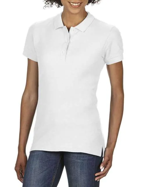 Tricou polo damă Gildan Premium Cotton Double Piqué GIL85800 · 223 g/m², bumbac