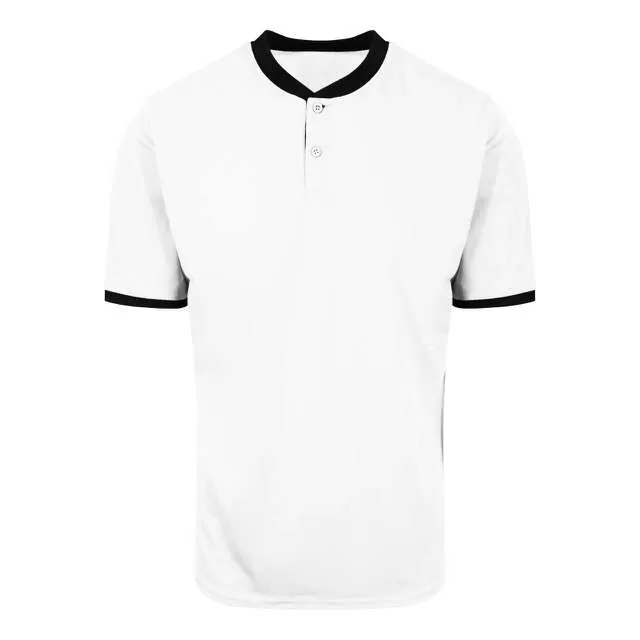 Tricou sport pentru barbati, cu banda contrastanta la guler si maneci