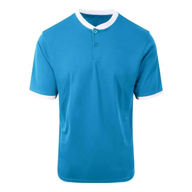Tricou sport pentru barbati, cu banda contrastanta la guler si maneci