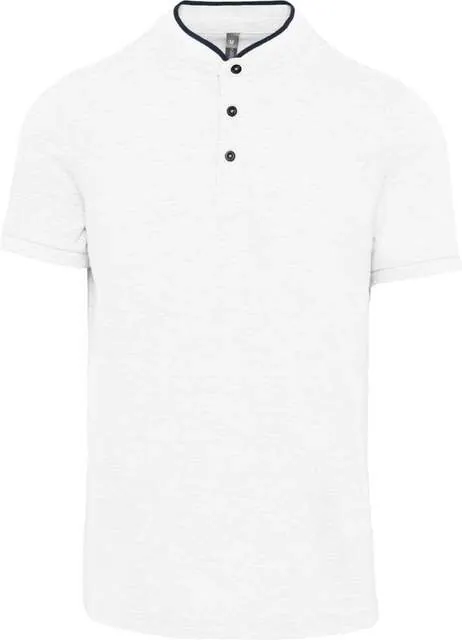 Tricou polo bărbați Kariban Mandarin Collar KA223 · 220 g/m², bumbac