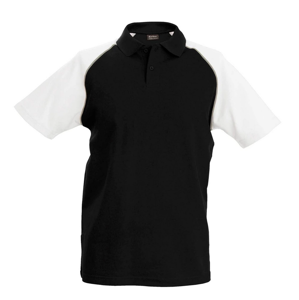 Tricou polo bărbați Kariban Baseball KA226 · 200 g/m², bumbac