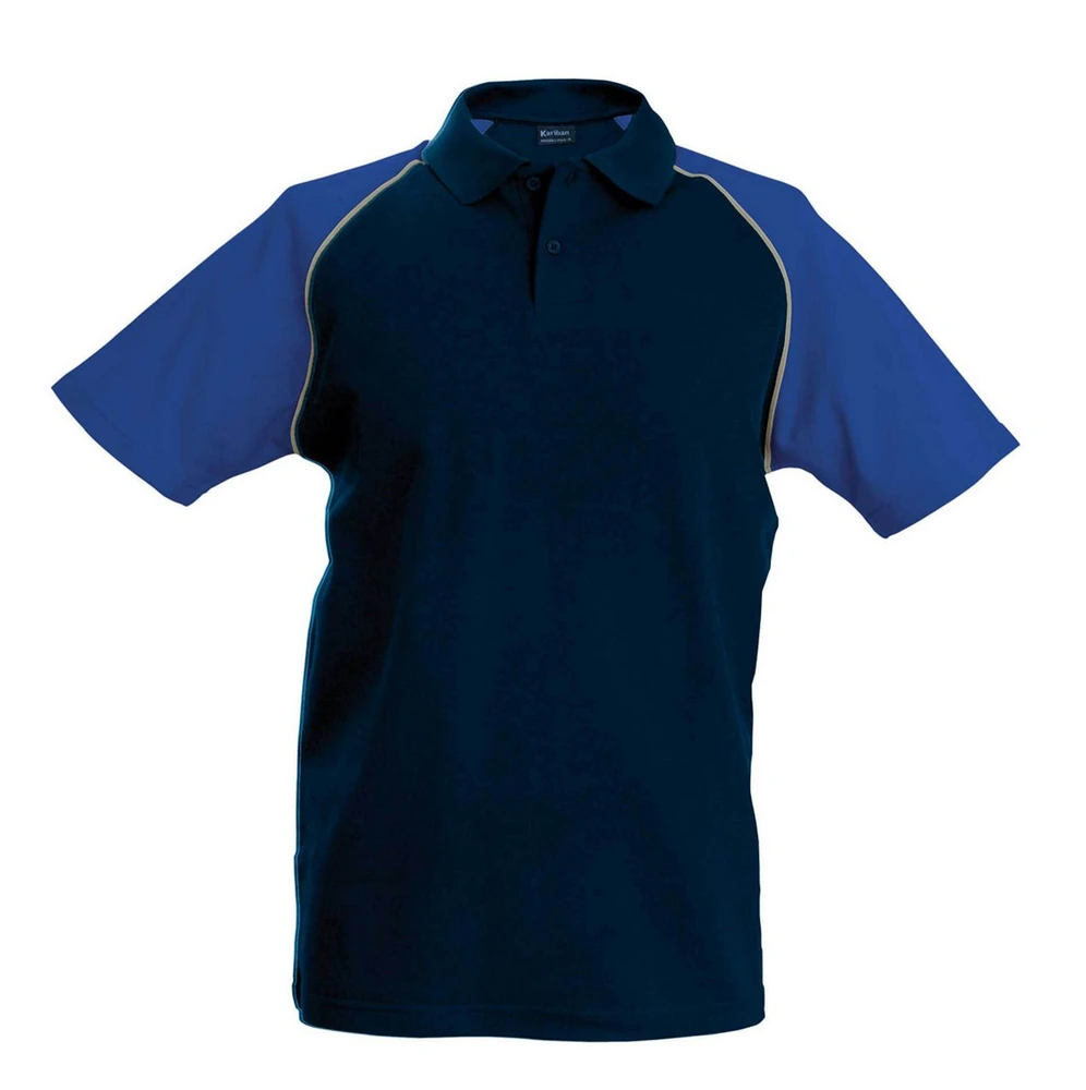 Tricou polo bărbați Kariban Baseball KA226 · 200 g/m², bumbac