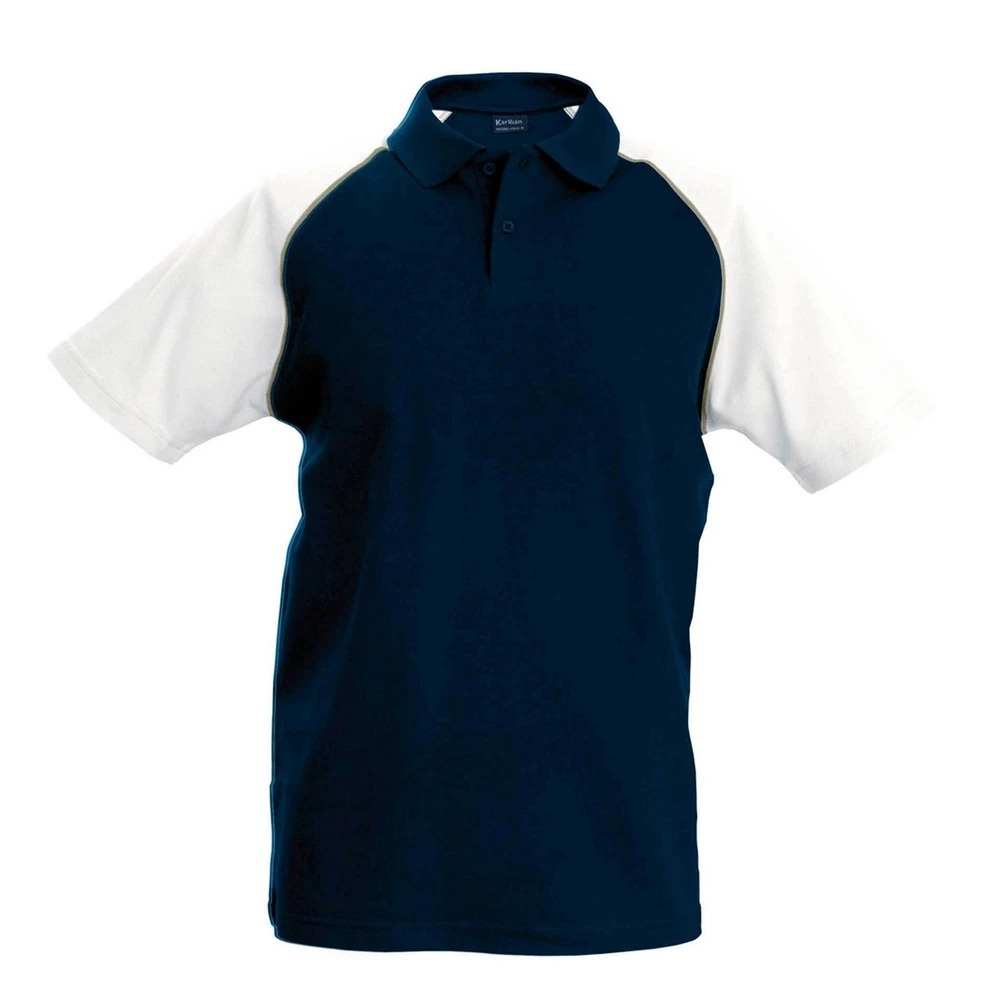 Tricou polo bărbați Kariban Baseball KA226 · 200 g/m², bumbac