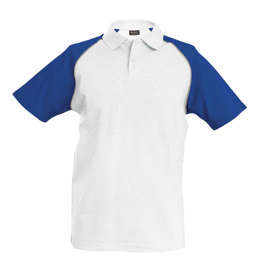 Tricou polo bărbați Kariban Baseball KA226 · 200 g/m², bumbac