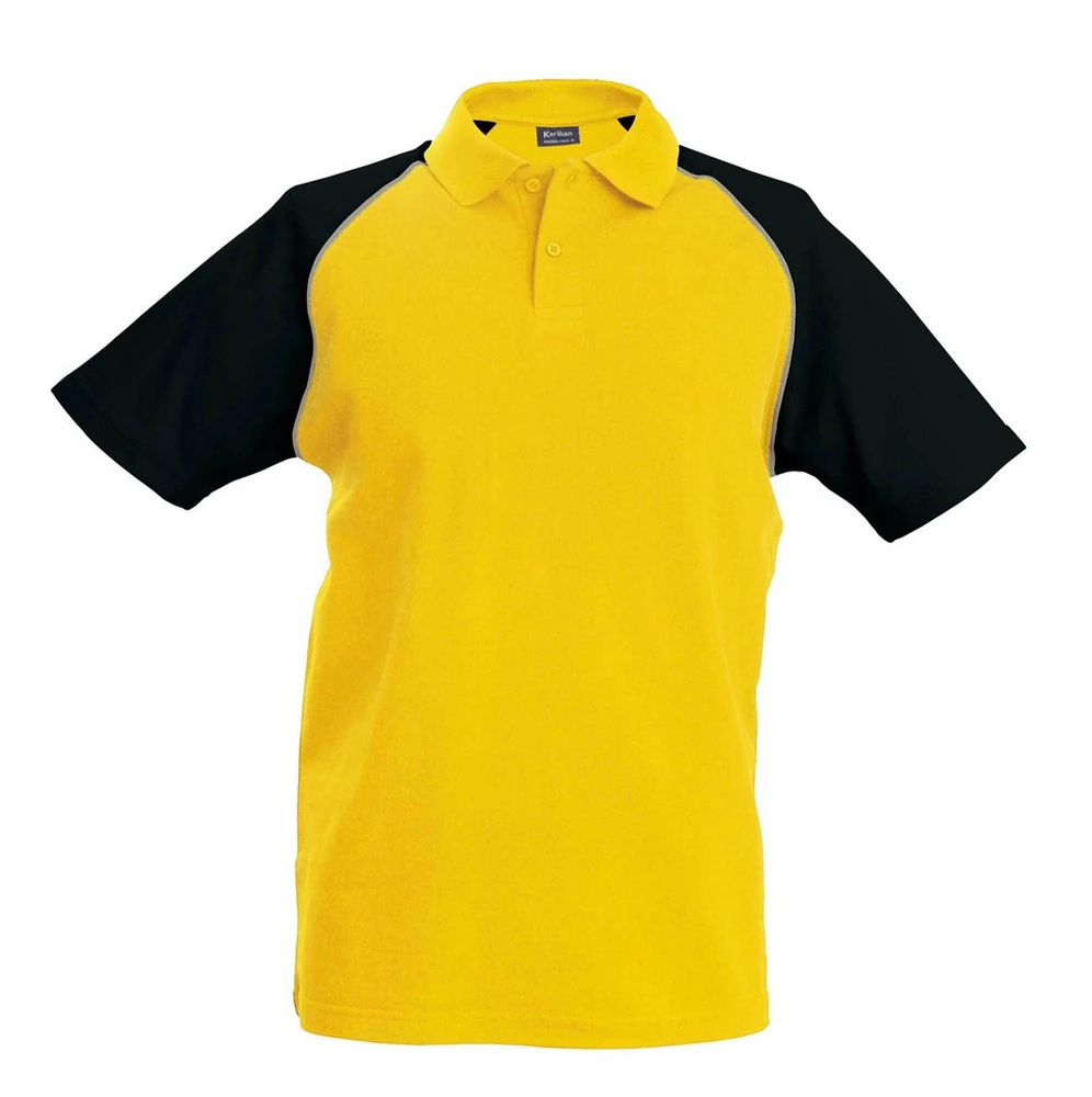Tricou polo bărbați Kariban Baseball KA226 · 200 g/m², bumbac