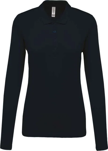 Tricou polo cu mânecă lungă damă Kariban Piqué KA257 · 180 g/m², bumbac