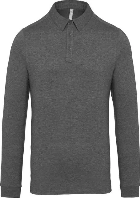 Tricou polo cu mânecă lungă bărbați Kariban KA264 · 180 g/m², bumbac