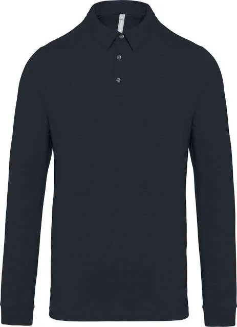 Tricou polo cu mânecă lungă bărbați Kariban KA264 · 180 g/m², bumbac