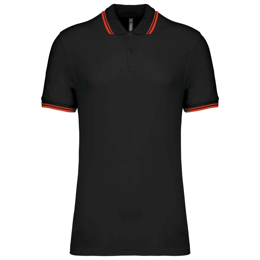 Tricou polo bărbați Kariban Poloshirt Contrasting Piping KA272 · 180 g/m², bumbac