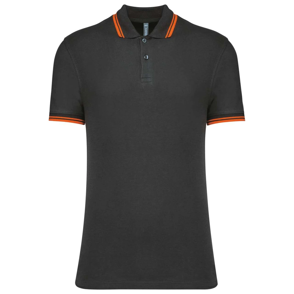 Tricou polo bărbați Kariban Poloshirt Contrasting Piping KA272 · 180 g/m², bumbac