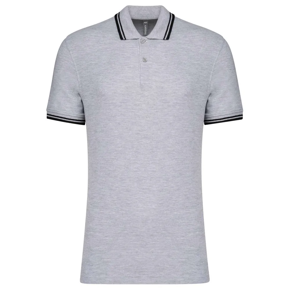 Tricou polo bărbați Kariban Poloshirt Contrasting Piping KA272 · 180 g/m², bumbac