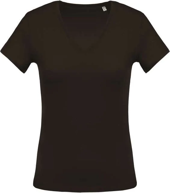 Tricou Kariban pentru dama, cu decoteu in V