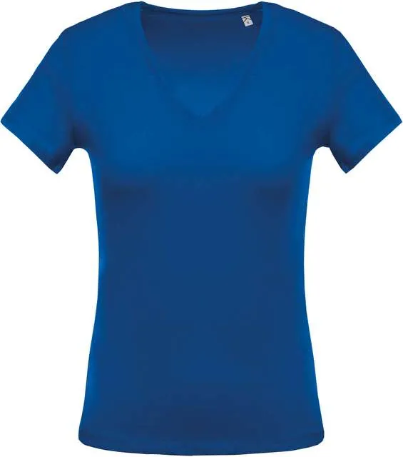Tricou Kariban pentru dama, cu decoteu in V