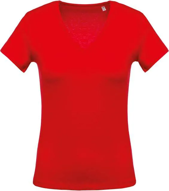 Tricou Kariban pentru dama, cu decoteu in V