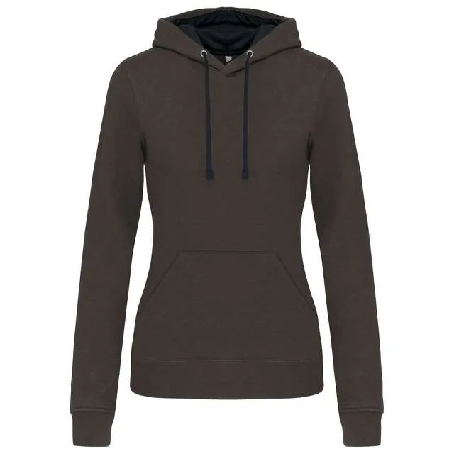 Hanorac cu glugă damă Kariban Contrast KA465 · 280 g/m², bumbac / poliester