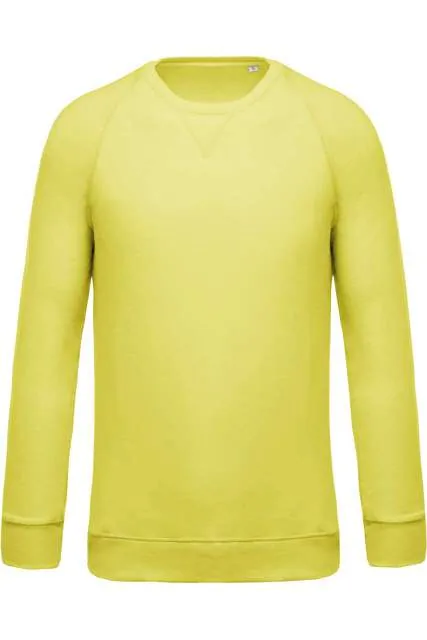 Bluză bărbați Kariban Organic Cotton Raglan KA480 · 300 g/m², bumbac / bumbac organic