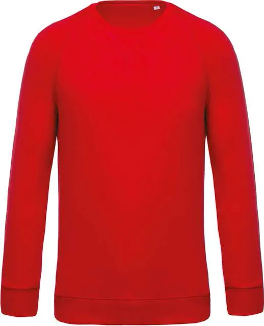 Bluză bărbați Kariban Organic Cotton Raglan KA480 · 300 g/m², bumbac / bumbac organic