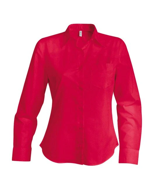 Cămașă damă Kariban Jessica KA549 · 110 g/m², bumbac / poliester
