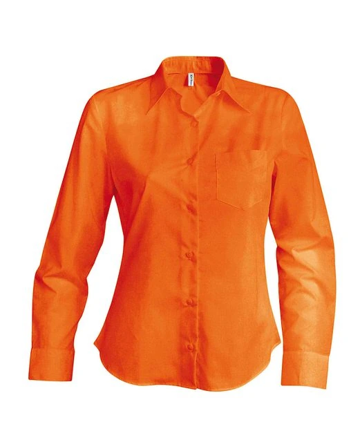 Cămașă damă Kariban Jessica KA549 · 110 g/m², bumbac / poliester