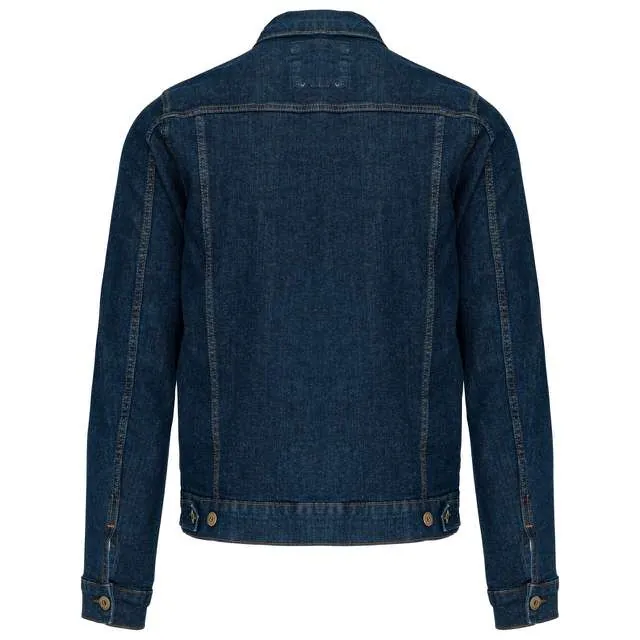 Jacheta din denim fara captuseala, pentru barbati