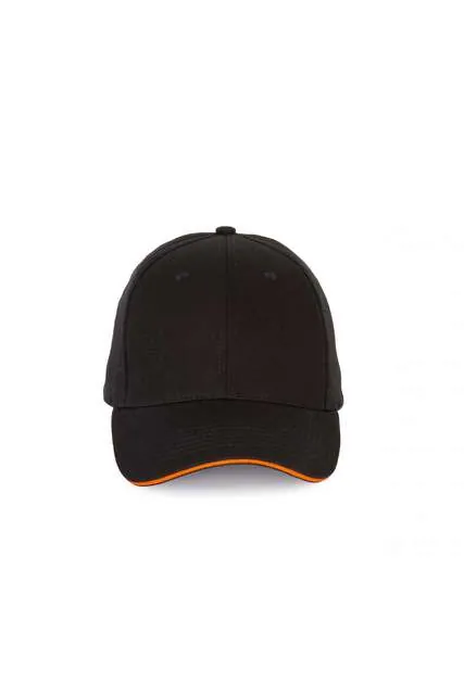 Șapcă K-UP Contrasting Sandwich Peak KP185 · 260 g/m², bumbac