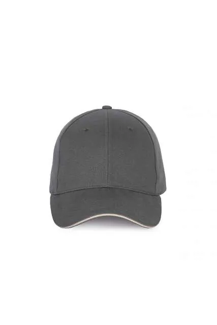 Șapcă K-UP Contrasting Sandwich Peak KP185 · 260 g/m², bumbac