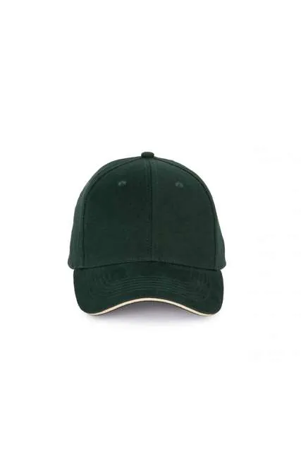 Șapcă K-UP Contrasting Sandwich Peak KP185 · 260 g/m², bumbac