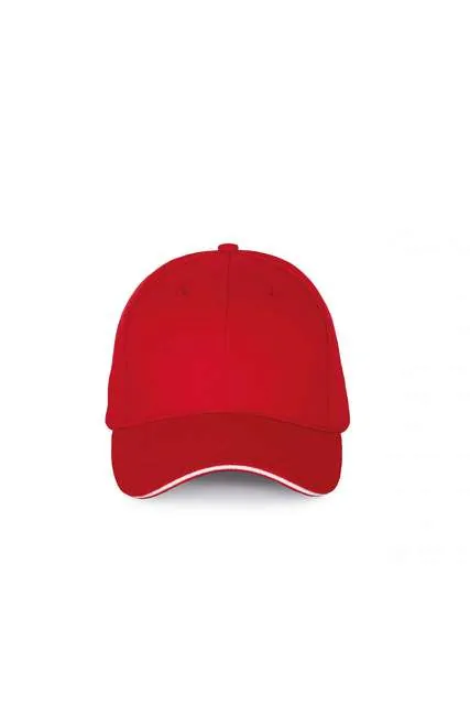 Șapcă K-UP Contrasting Sandwich Peak KP185 · 260 g/m², bumbac