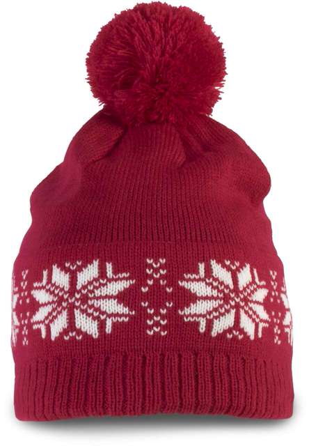 Căciulă K-UP Fair Isle Knit KP540 · acril