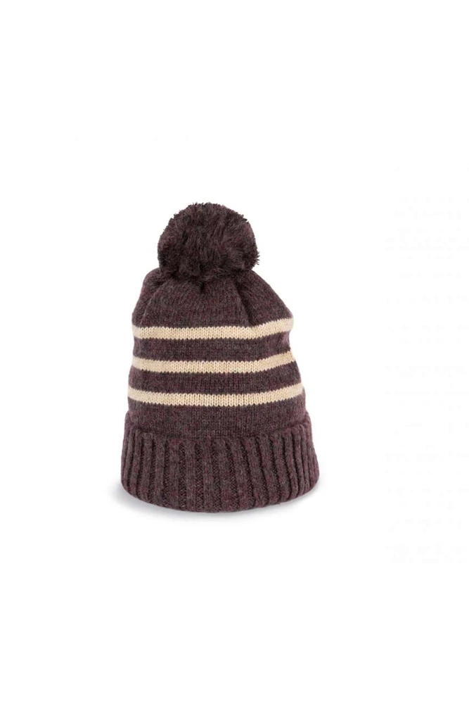 Căciulă K-UP Knitted Striped Yarn KP556 · poliester / poliester reciclat