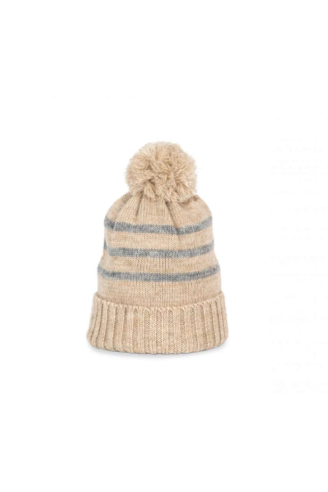 Căciulă K-UP Knitted Striped Yarn KP556 · poliester / poliester reciclat