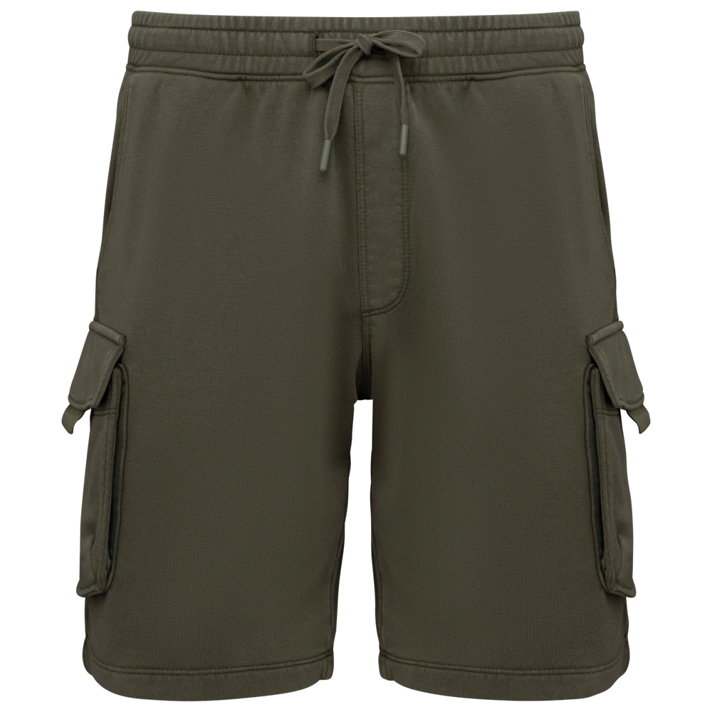 Pantaloni scurți bărbați Native Spirit French Terry Washed Effect NS717 · 300 g/m²