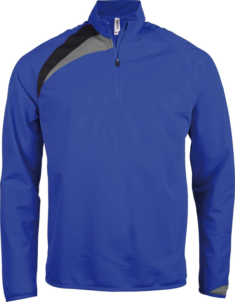 Bluza trening copii cu fermoar la gat, confort si mobilitate sporita • 160 g/m², 100% Poliester, Proact