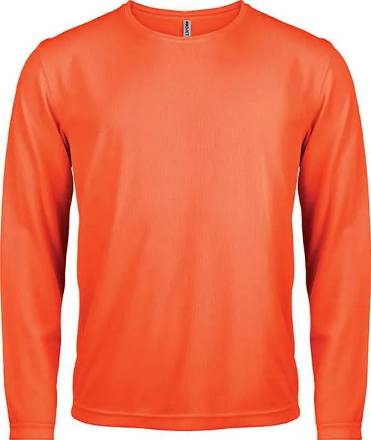 Tricou sport cu mânecă lungă bărbați Proact Sports PA443 · 140 g/m², poliester